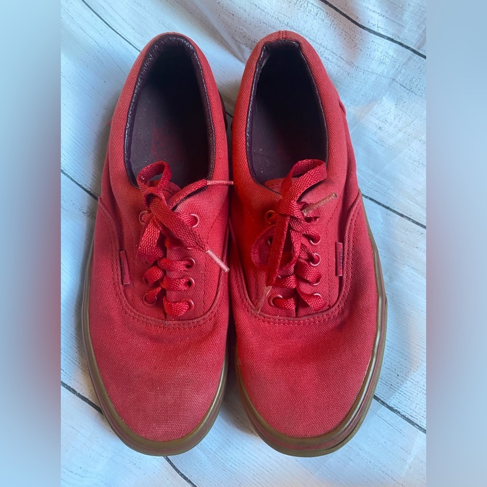 Vans Era-Kids-Racing Red/Gum Sz 8